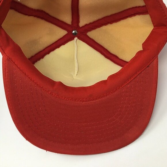 Vtg Campland RV Sales Advertising Snapback Hat Cap Trucker N. Collins NY Travel - Picture 6 of 9